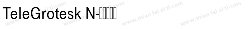 TeleGrotesk N字体转换